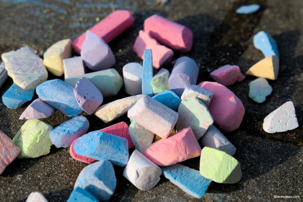 chalk noun \ˈchȯk\ : a type of soft, light-colored rock : a substance that is made into white or colored sticks and used for writing or drawing : a piece of chalk 
